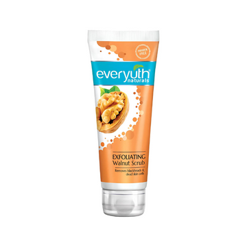 Everyuth Naturals Exfoliating Walnut Scrub, Gentle Face Scrub, Removes blackhead & dead skin cells