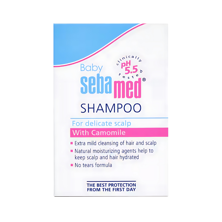 Sebamed Baby Shampoo, PH 5.5, Camomile, Natural Moisturisers, No Tears Formula,For Delicate Scalp (150ml)