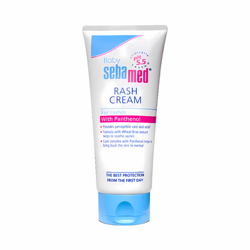 Sebamed Baby Rash Cream, PH 5.5, Panthenol & Wheat Bran, Clinically Tested, For Delicate Skin (100ml)